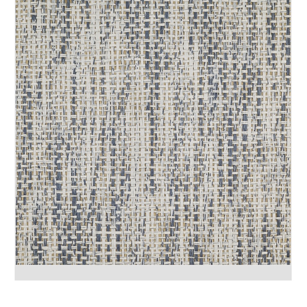 Phillip Jeffries 1275 | Woven Wicker, Soft Blues Wallcovering